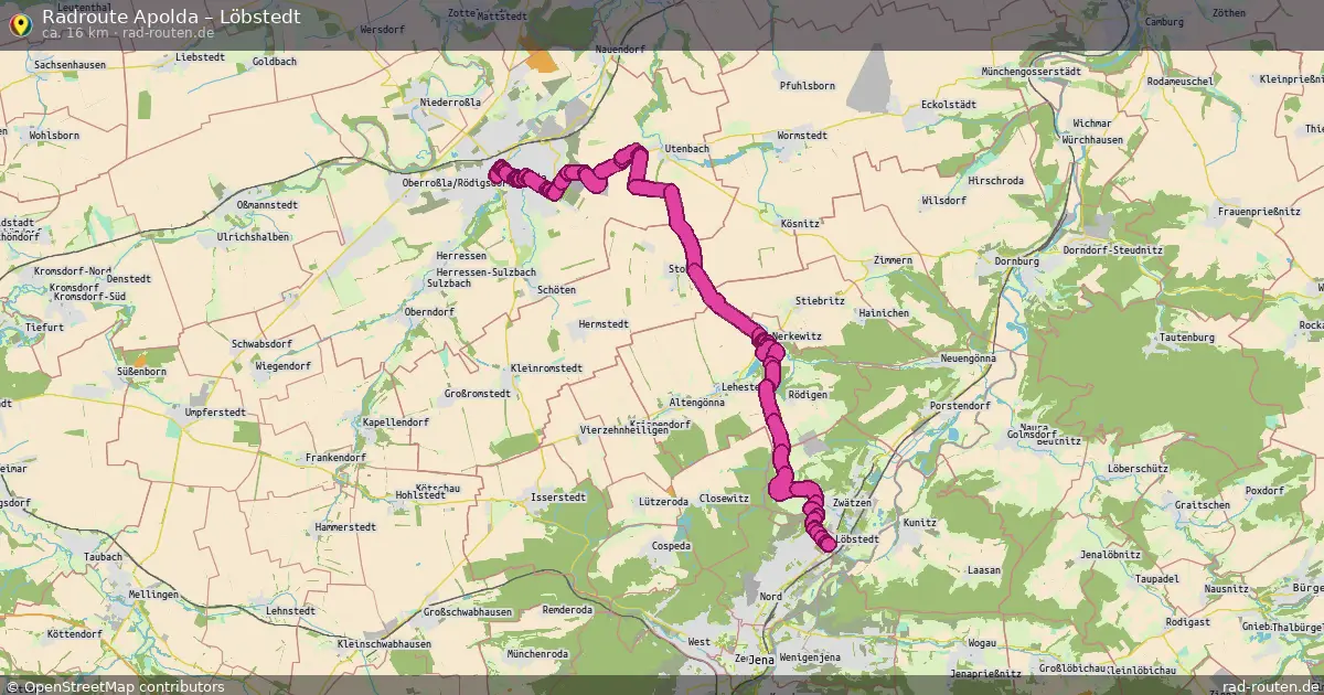 Radtour Apolda – Löbstedt