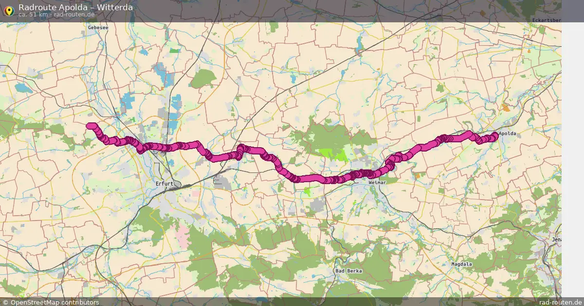 Radtour Apolda – Witterda