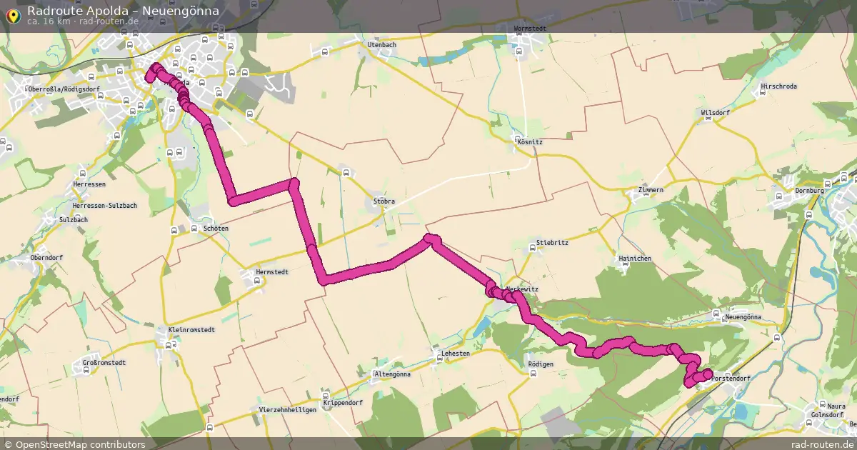 Radtour Apolda – Neuengönna