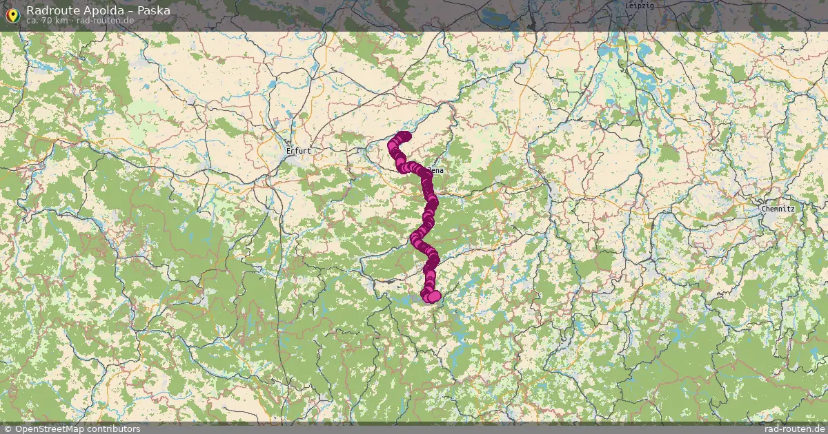 Radtour Apolda – Paska