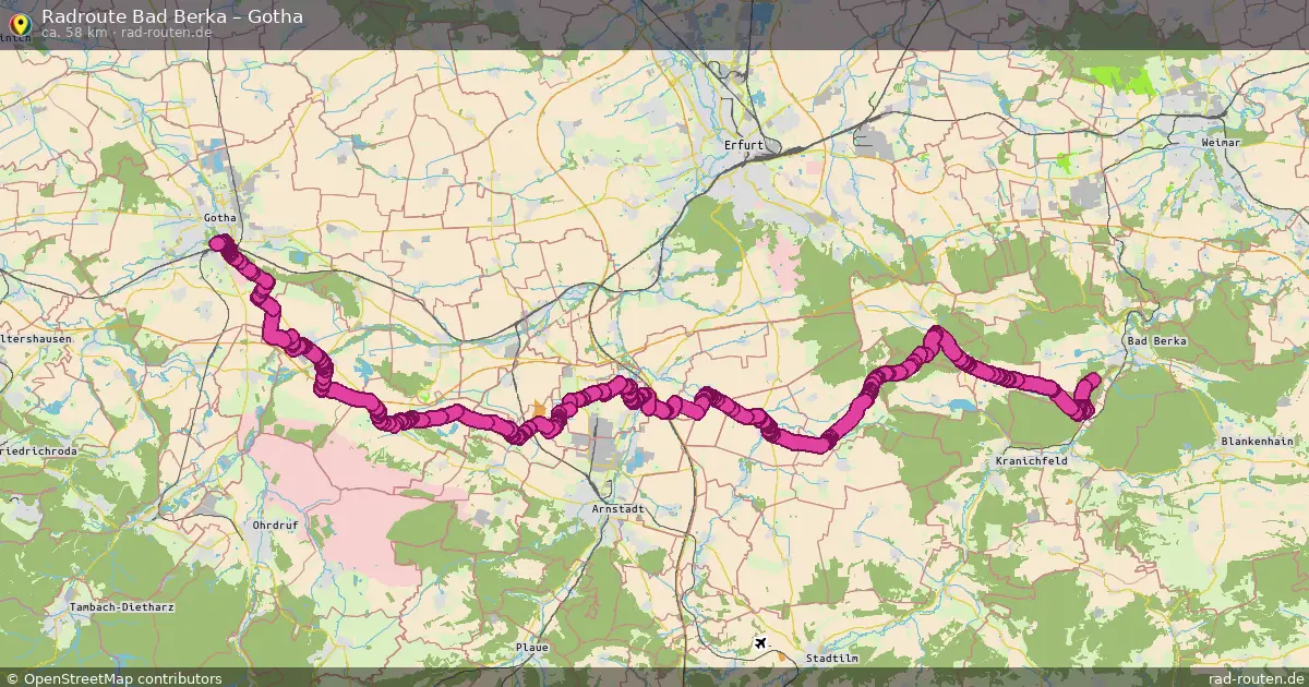 Radtour Bad Berka – Gotha
