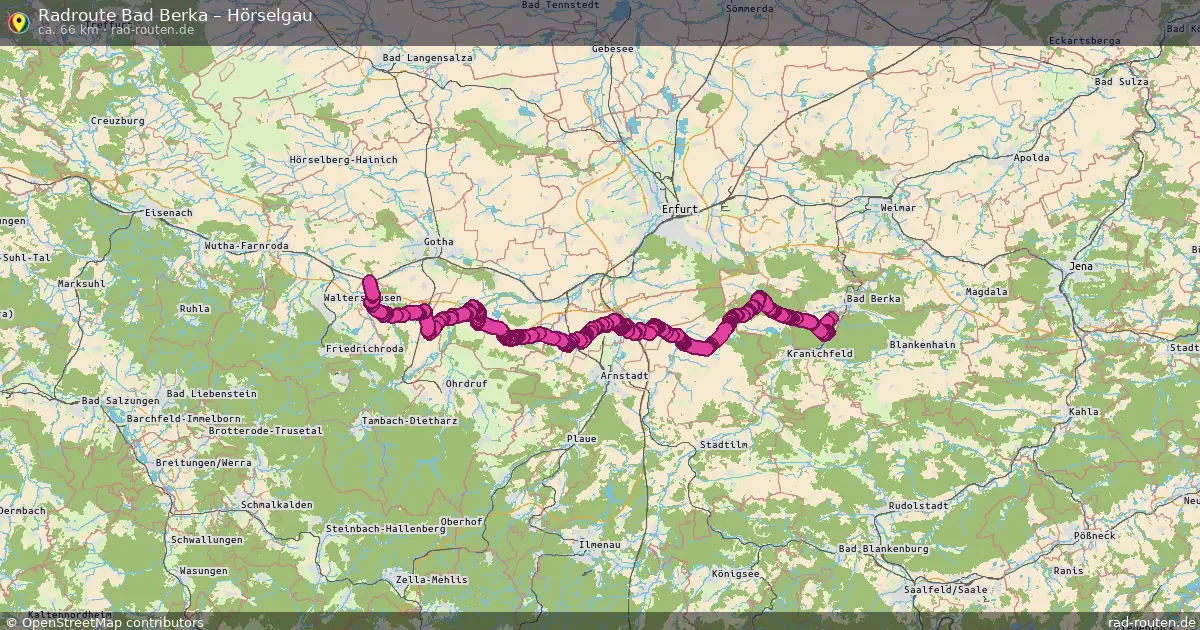 Radtour Bad Berka – Hörselgau