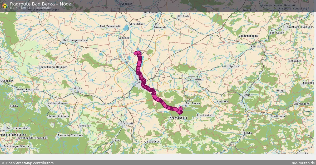 Radtour Bad Berka – Nöda
