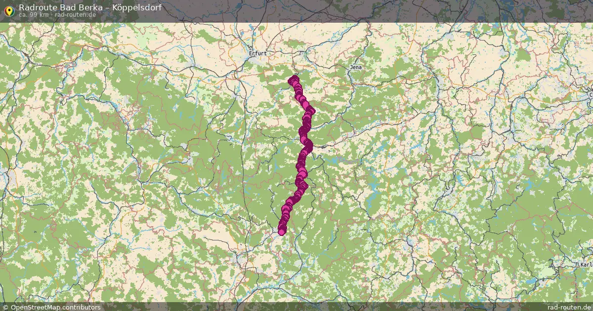 Radtour Bad Berka – Köppelsdorf