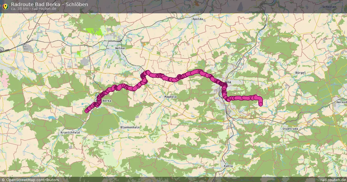 Radtour Bad Berka – Schlöben