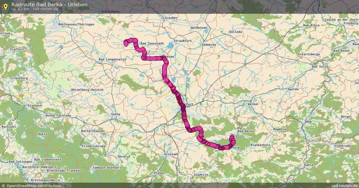 Radtour Bad Berka – Urleben