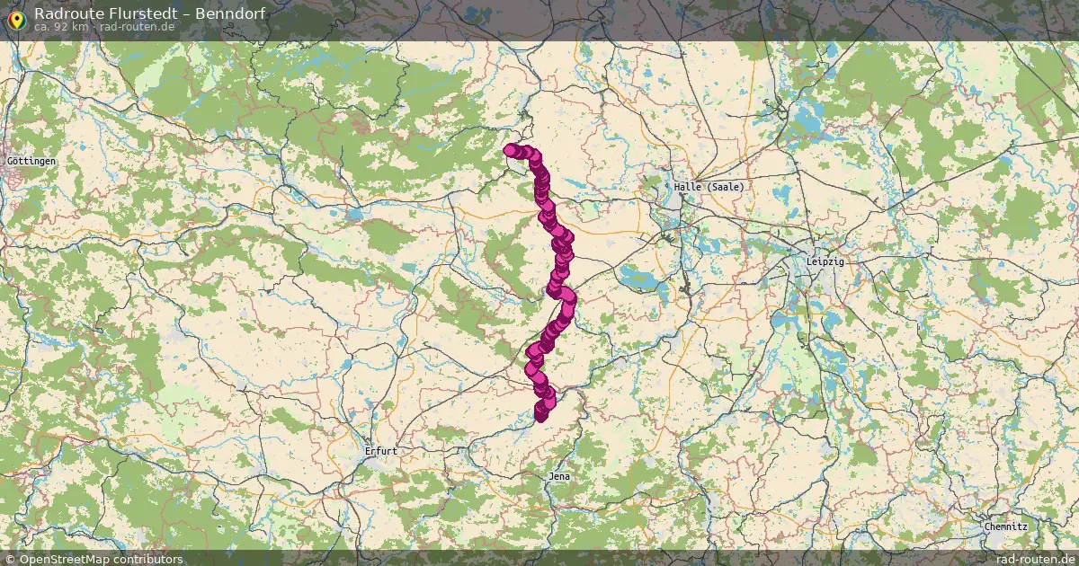 Radtour Flurstedt – Benndorf
