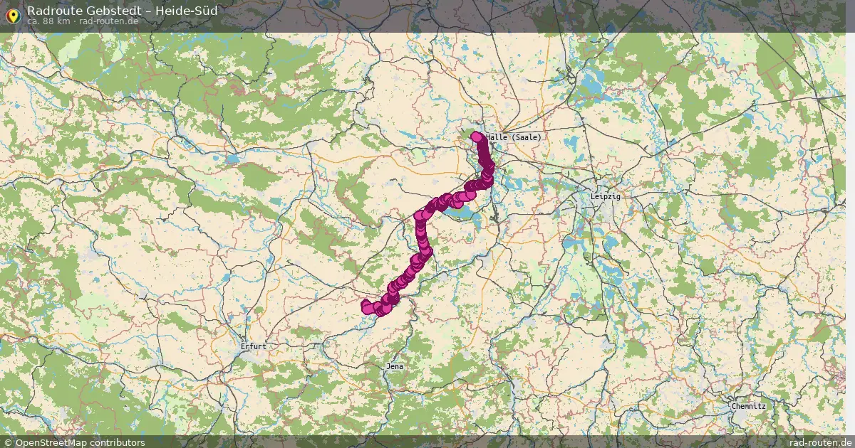 Radtour Gebstedt – Heide-Süd