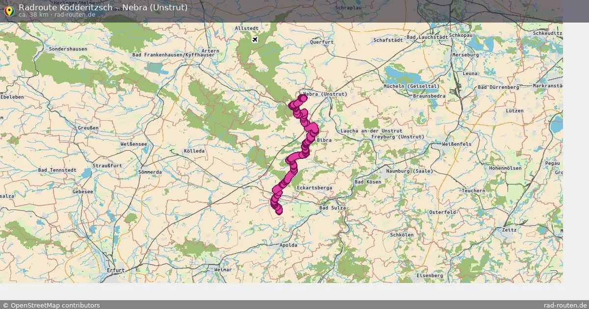 Radtour Ködderitzsch – Nebra (Unstrut)