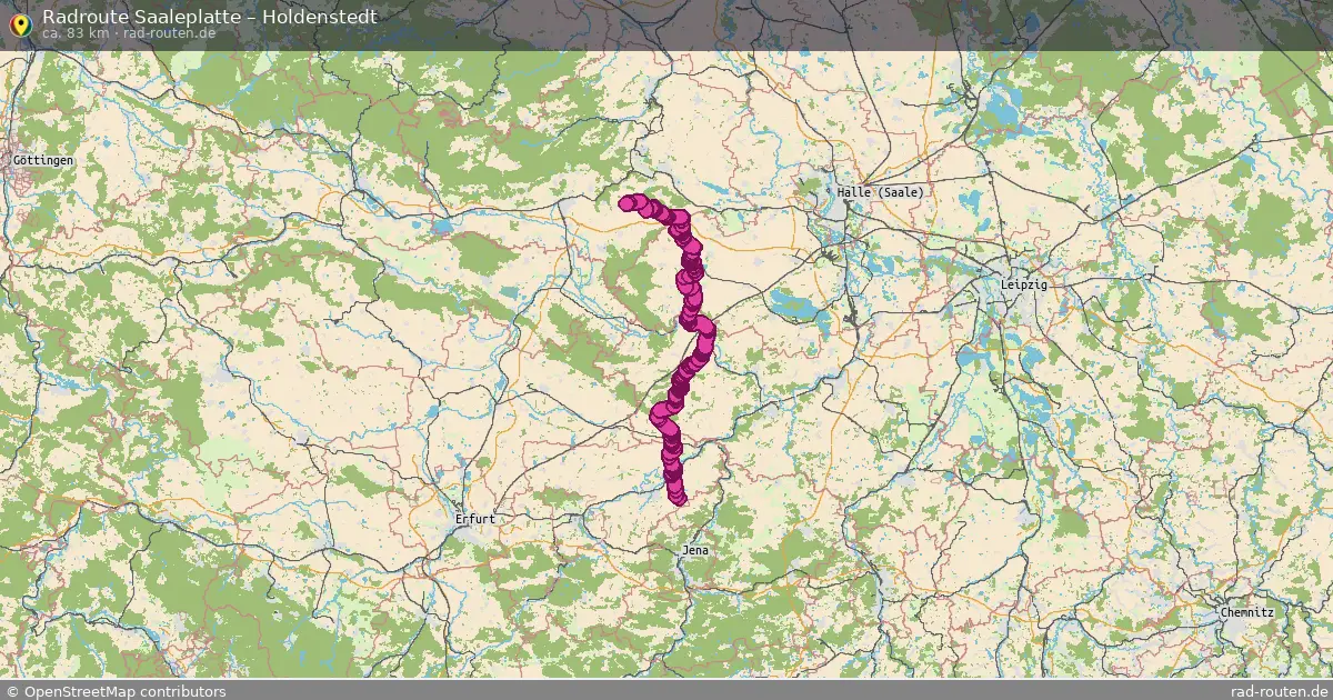 Radtour Saaleplatte – Holdenstedt