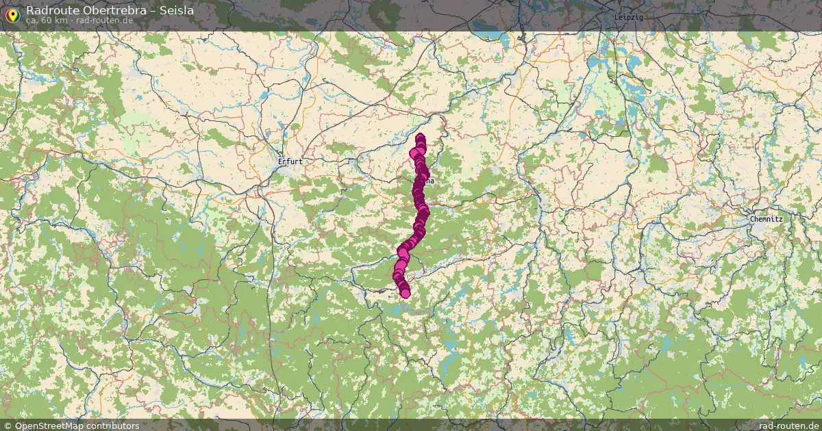 Radtour Obertrebra – Seisla