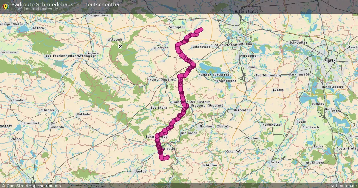 Radtour Schmiedehausen – Teutschenthal
