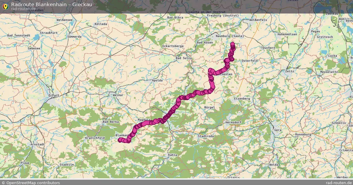 Radtour Blankenhain – Gieckau