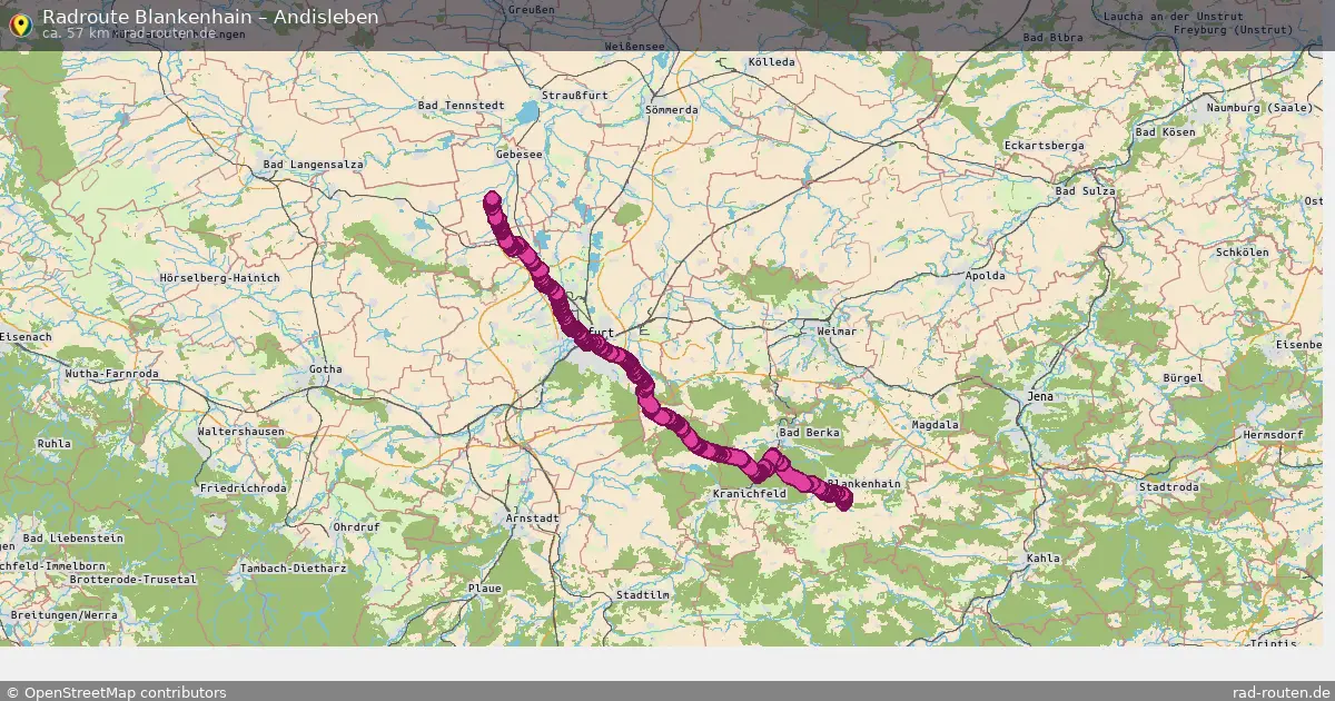 Radtour Blankenhain – Andisleben