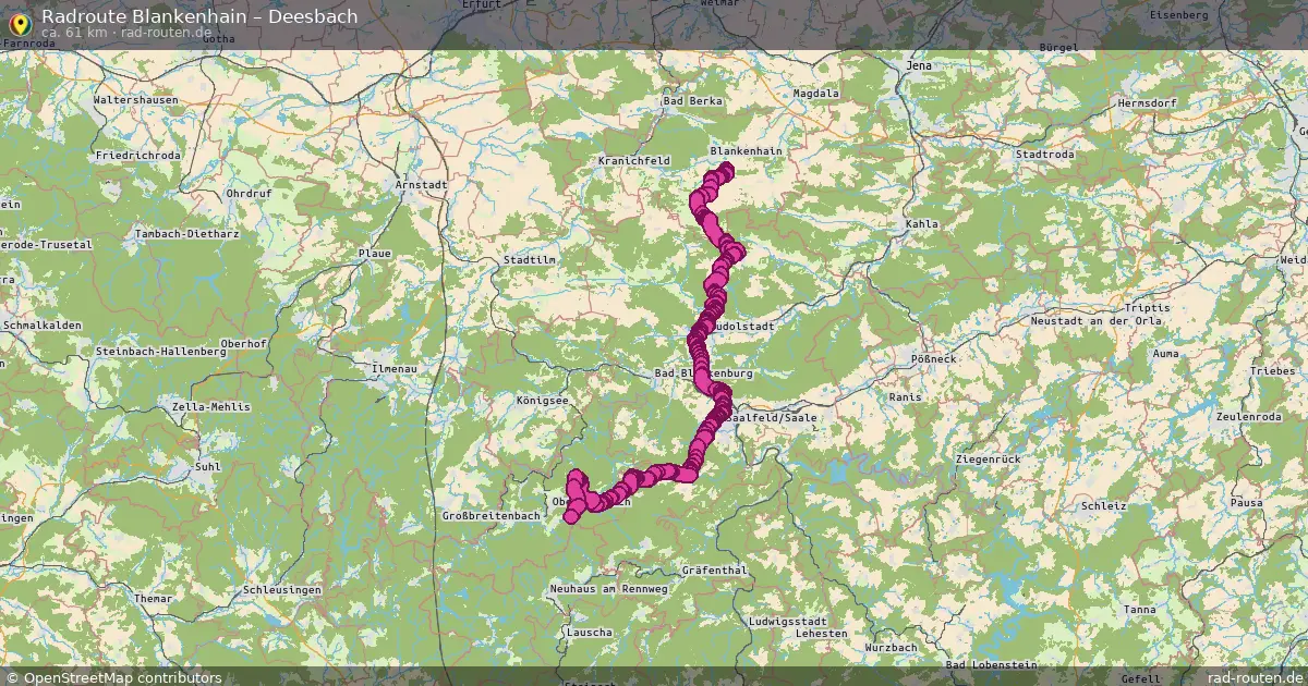Radtour Blankenhain – Deesbach