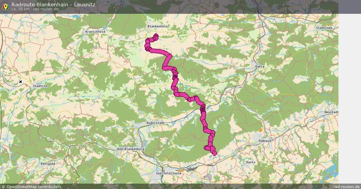 Radtour Blankenhain – Lausnitz