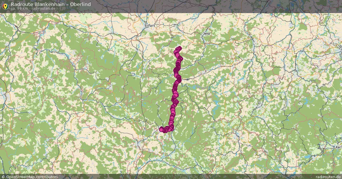 Radtour Blankenhain – Oberlind