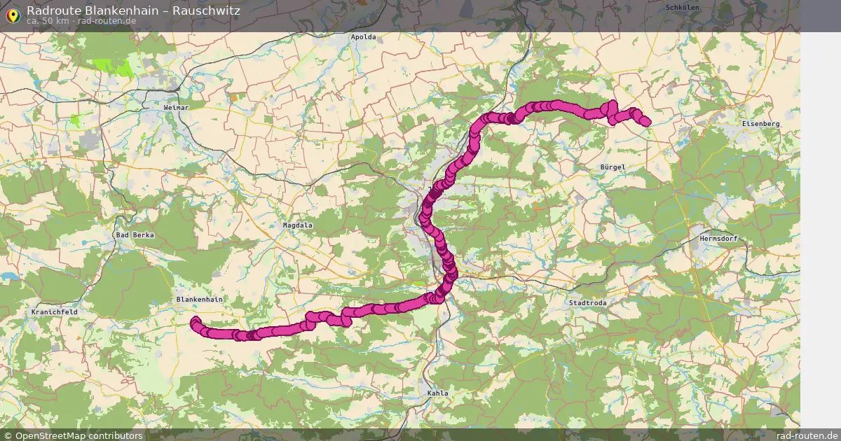 Radtour Blankenhain – Rauschwitz