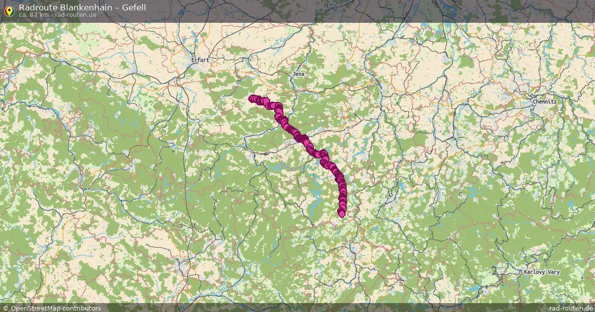 Radtour Blankenhain – Gefell