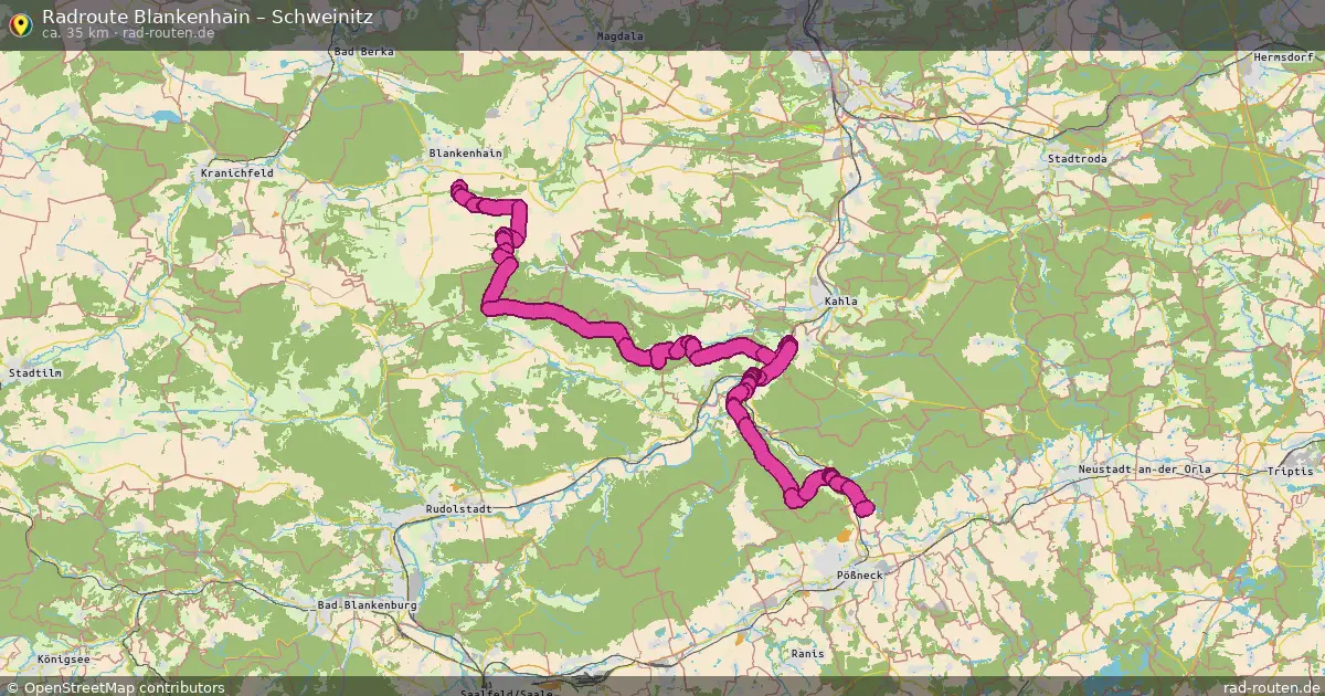 Radtour Blankenhain – Schweinitz
