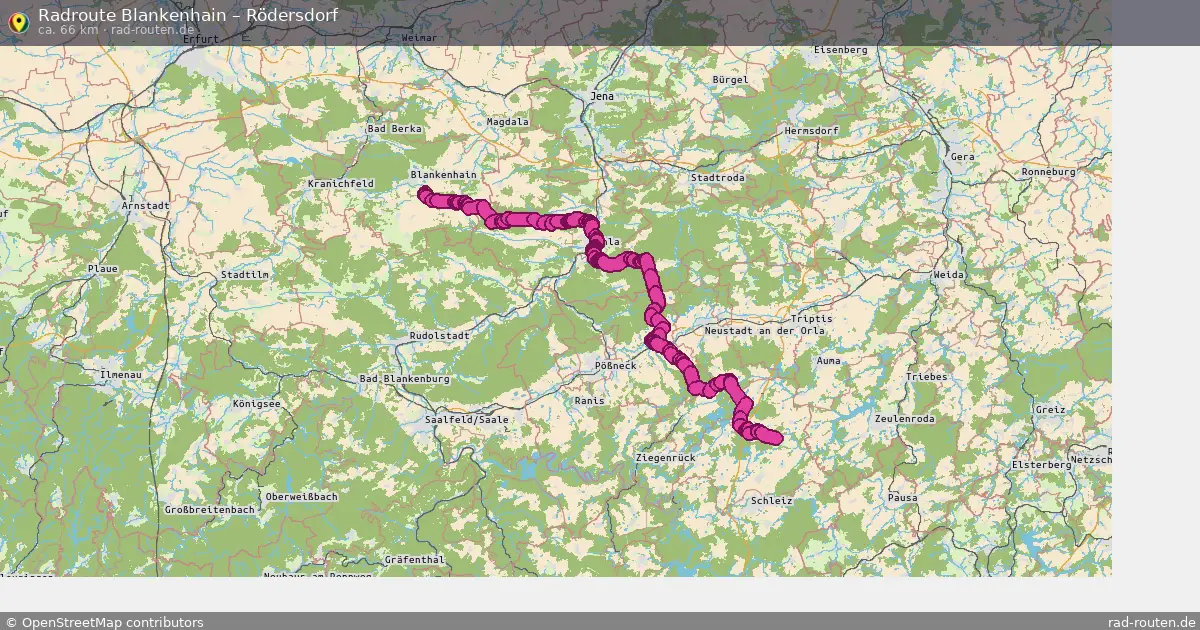 Radtour Blankenhain – Rödersdorf