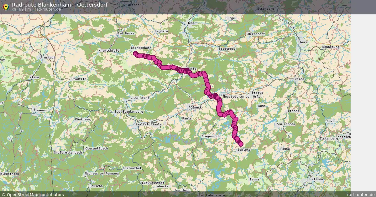 Radtour Blankenhain – Oettersdorf