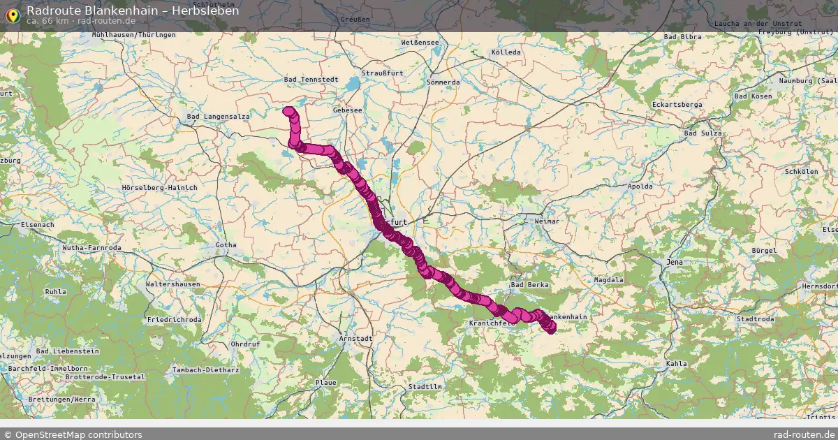 Radtour Blankenhain – Herbsleben