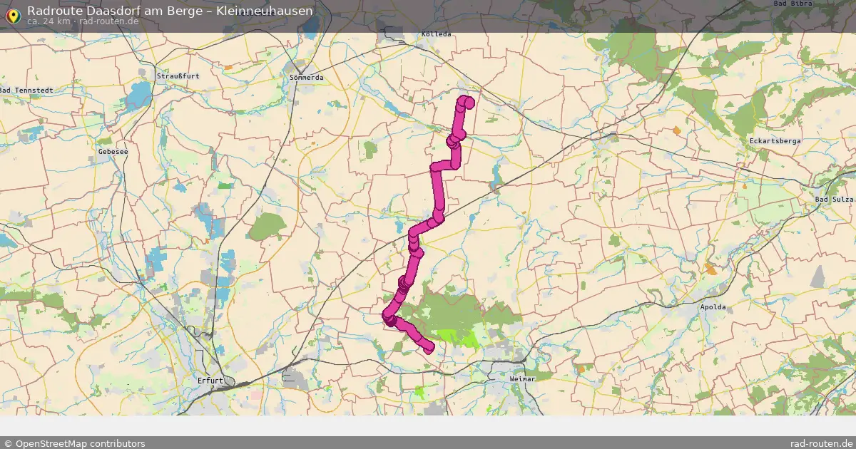 Radtour Daasdorf Am Berge – Kleinneuhausen