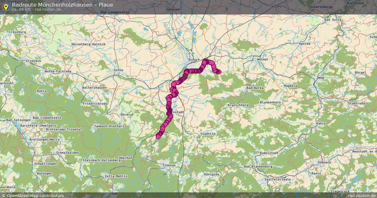 Radtour Mönchenholzhausen – Plaue