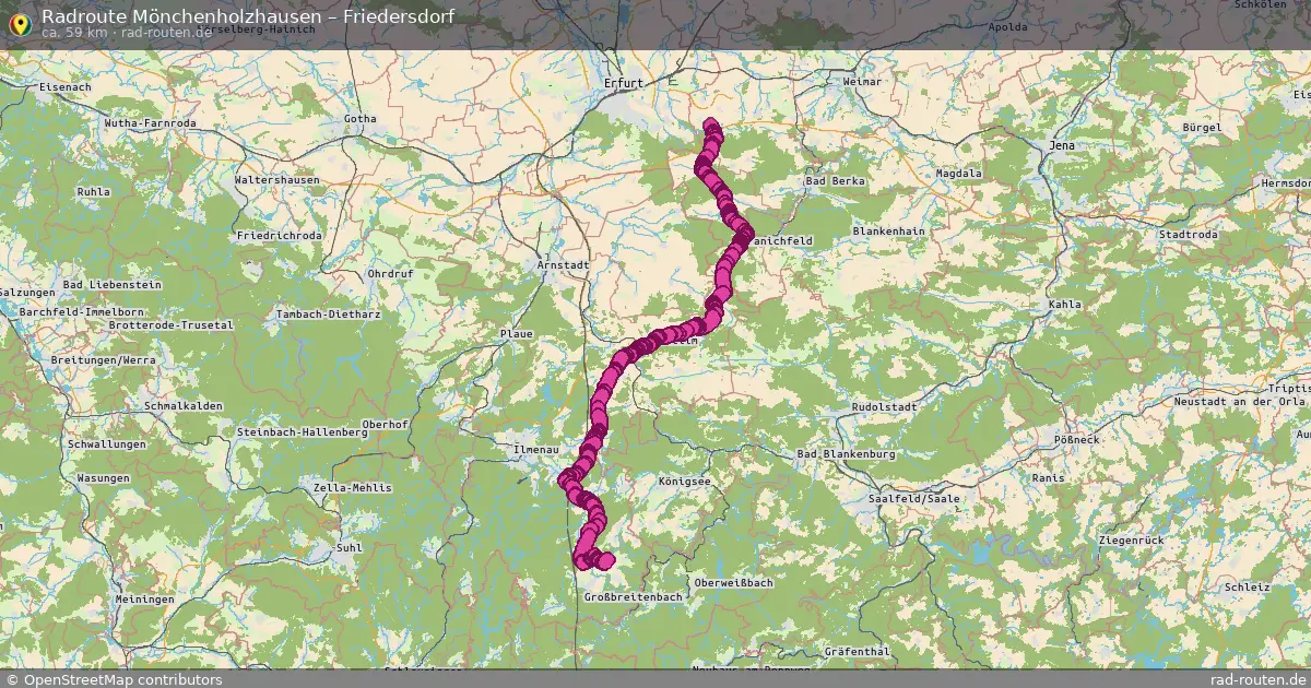 Radtour Mönchenholzhausen – Friedersdorf