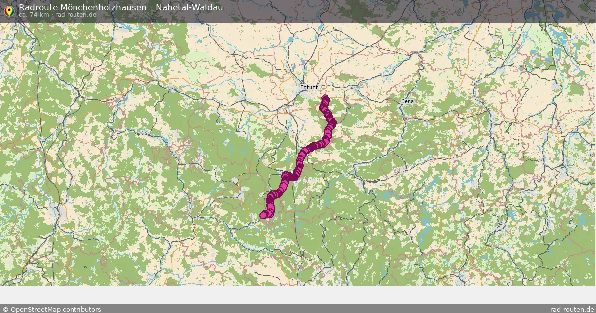 Radtour Mönchenholzhausen – Nahetal-Waldau