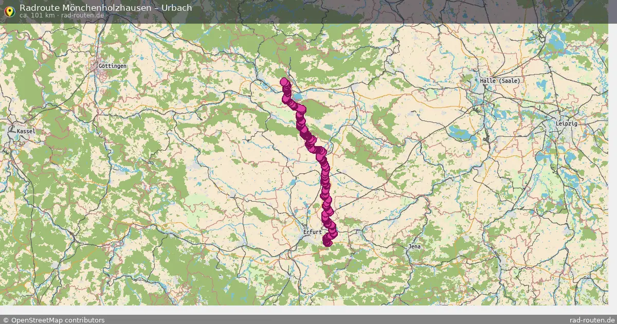 Radtour Mönchenholzhausen – Urbach
