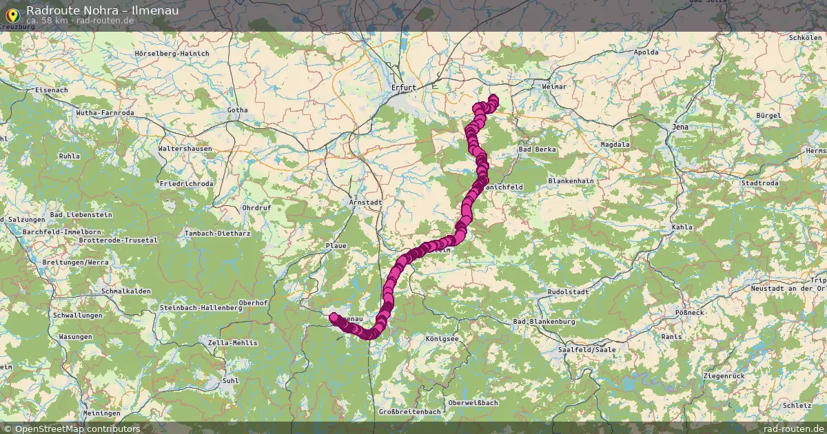 Radtour Nohra – Ilmenau