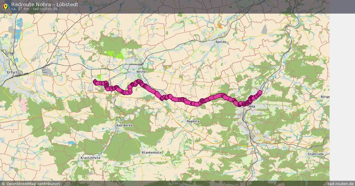 Radtour Nohra – Löbstedt