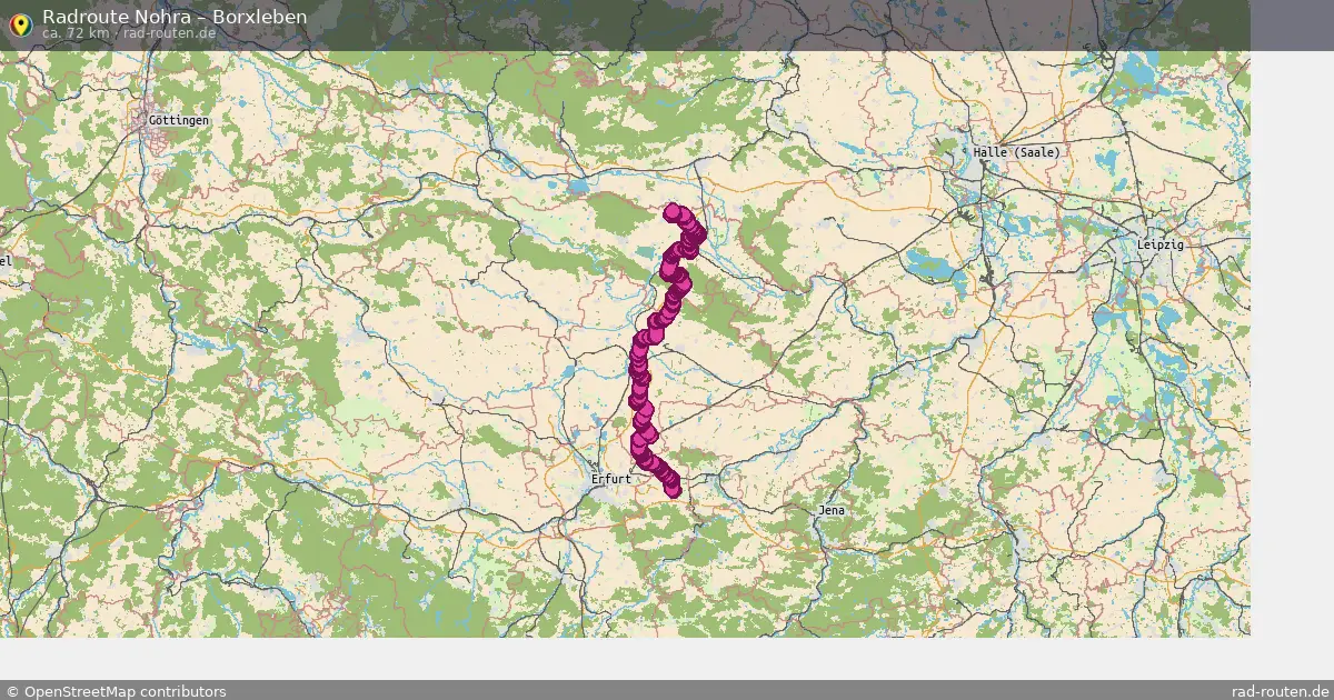 Radtour Nohra – Borxleben