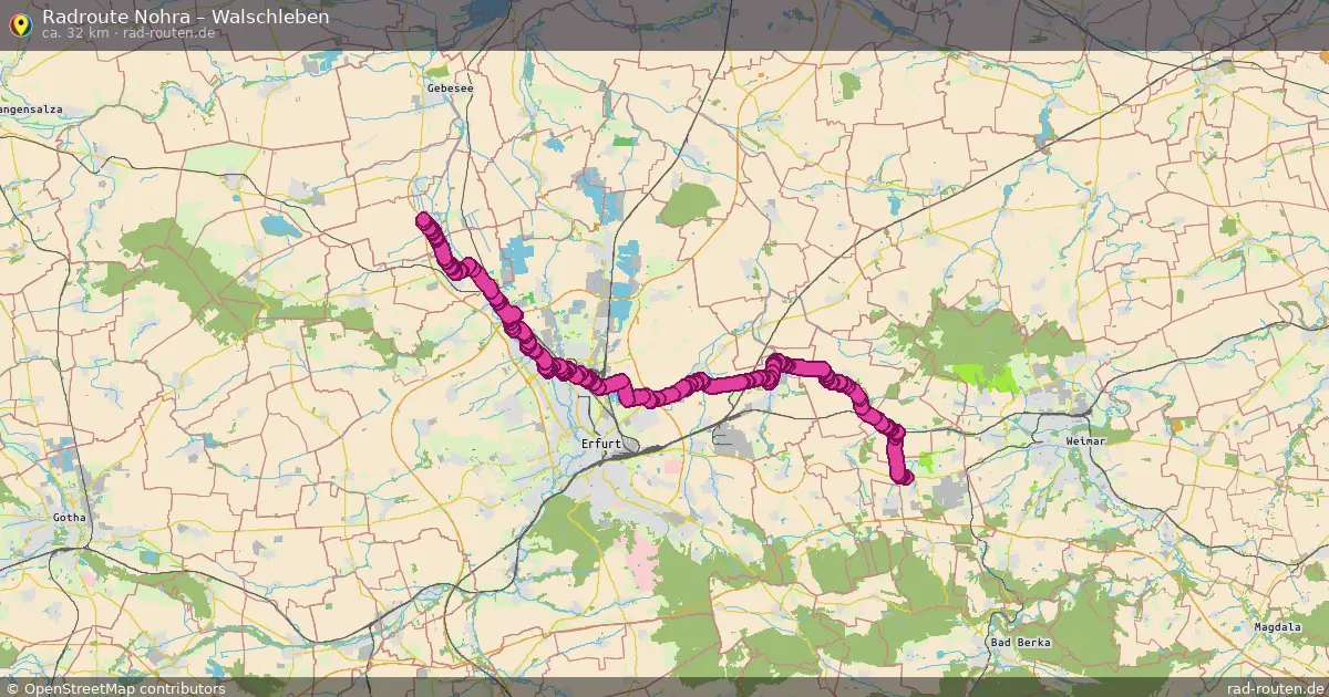 Radtour Nohra – Walschleben