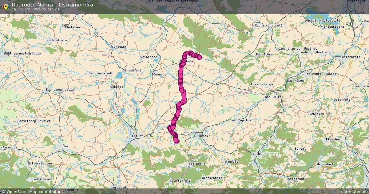 Radtour Nohra – Ostramondra