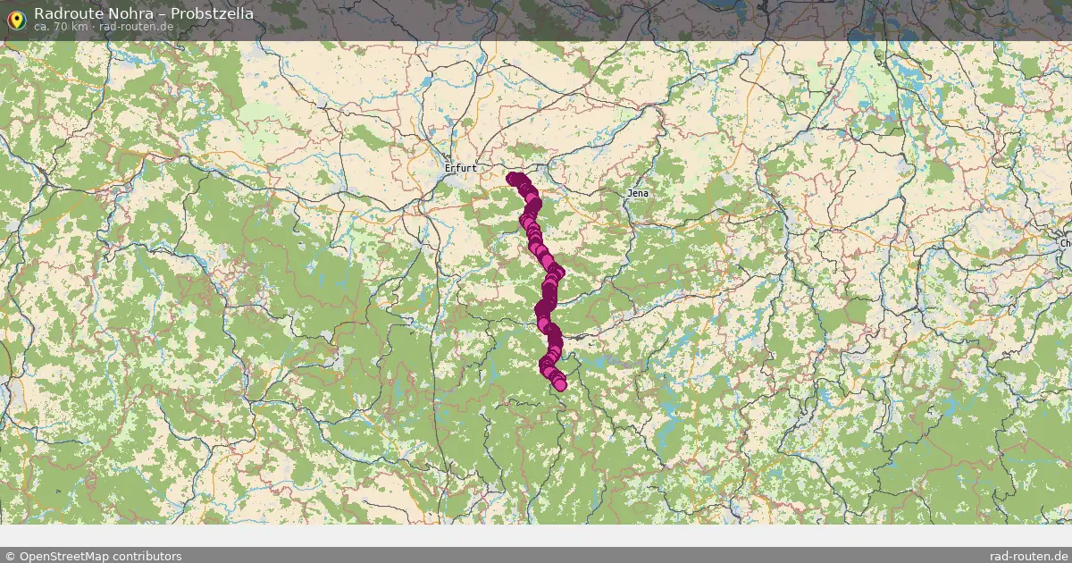 Radtour Nohra – Probstzella