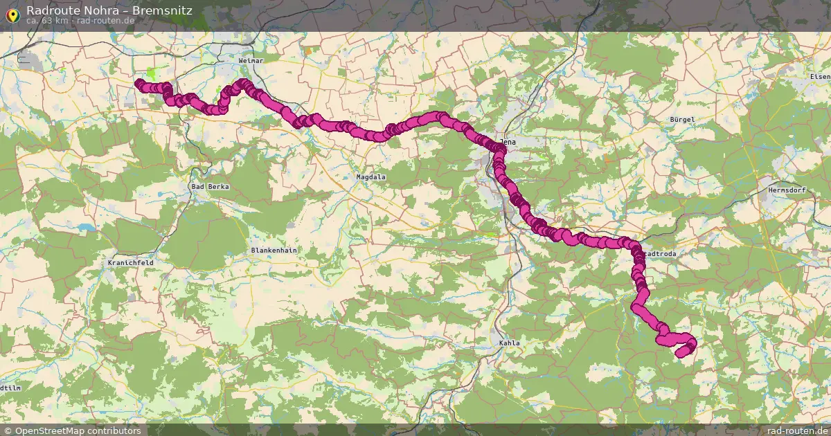 Radtour Nohra – Bremsnitz