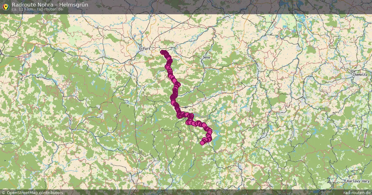 Radtour Nohra – Helmsgrün