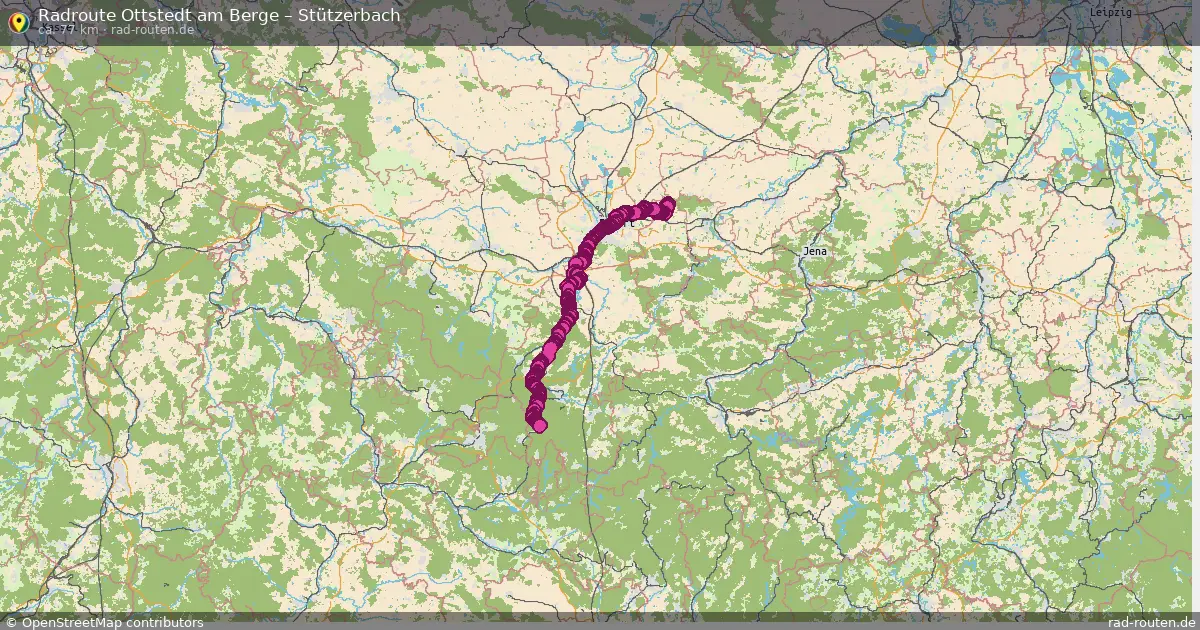 Radtour Ottstedt Am Berge – Stützerbach