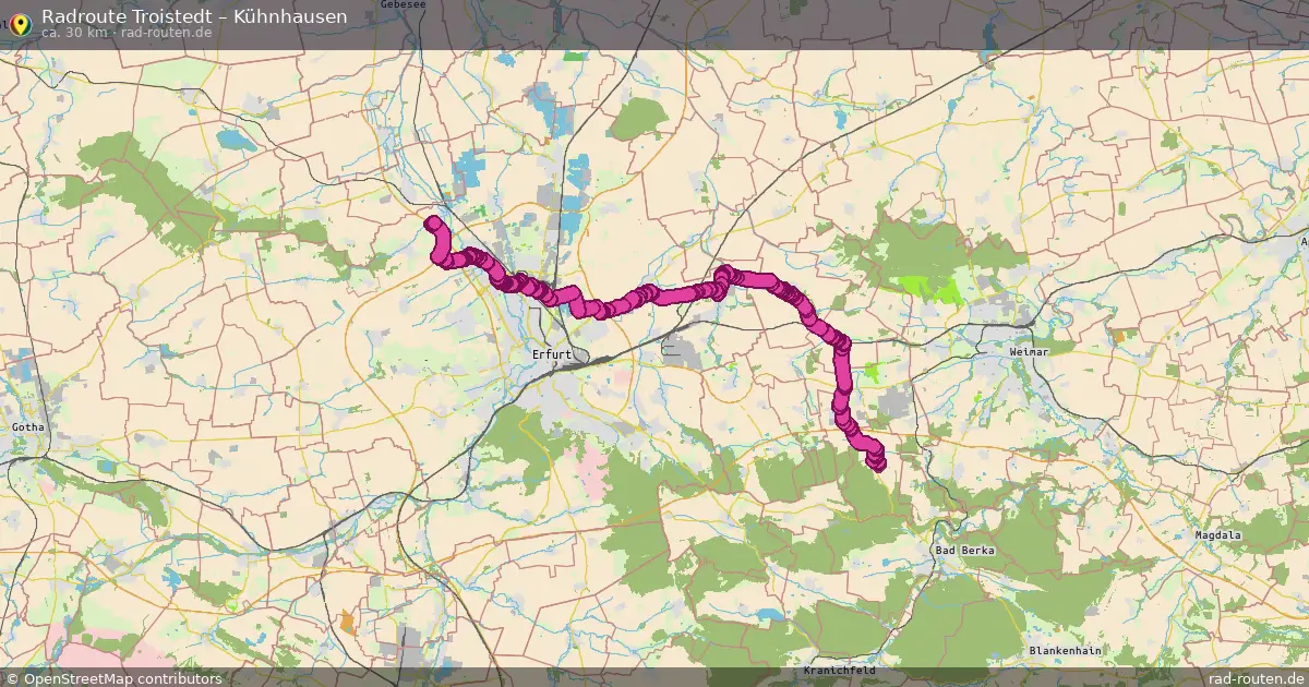 Radtour Troistedt – Kühnhausen