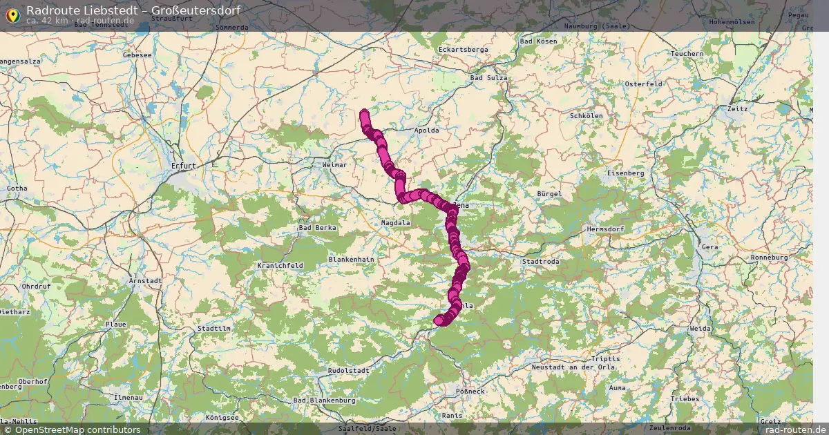 Radtour Liebstedt – Großeutersdorf