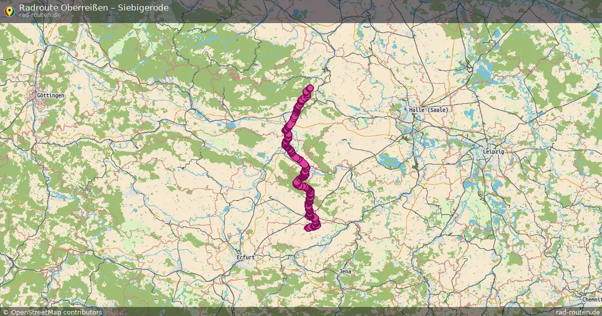 Radtour Oberreißen – Siebigerode