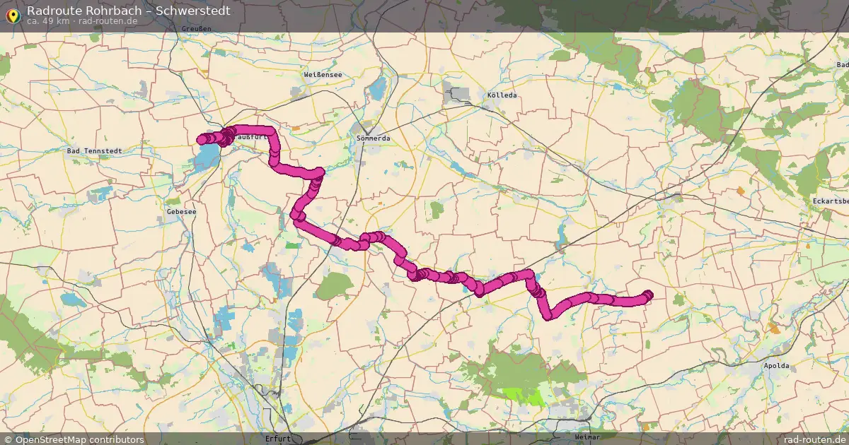 Radtour Rohrbach – Schwerstedt