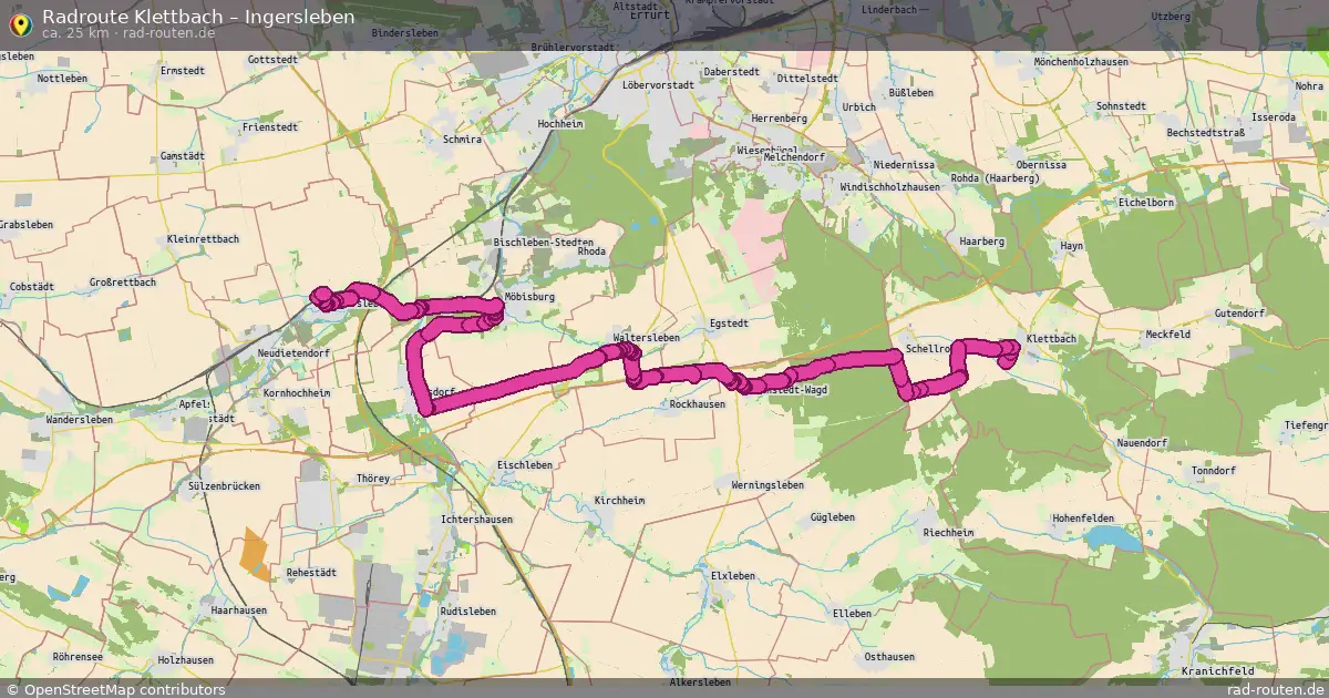 Radtour Klettbach – Ingersleben