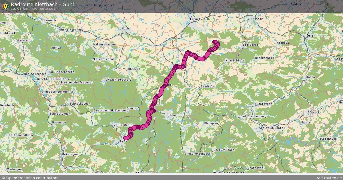 Radtour Klettbach – Suhl