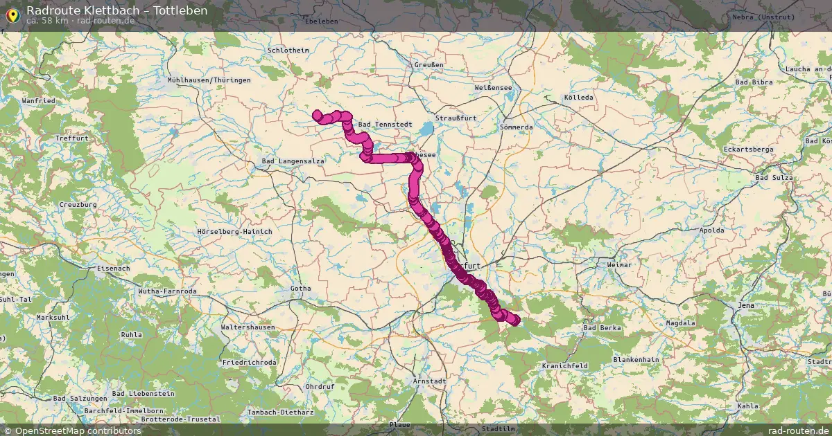 Radtour Klettbach – Tottleben