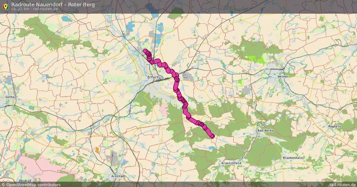 Radtour Nauendorf – Roter Berg