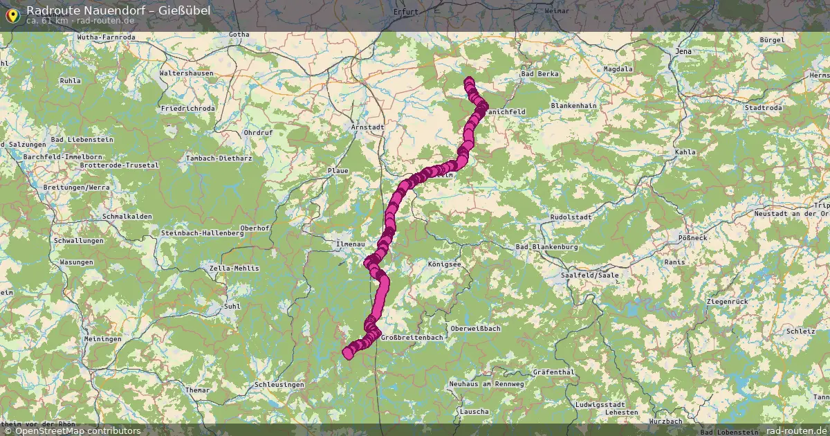 Radtour Nauendorf – Gießübel